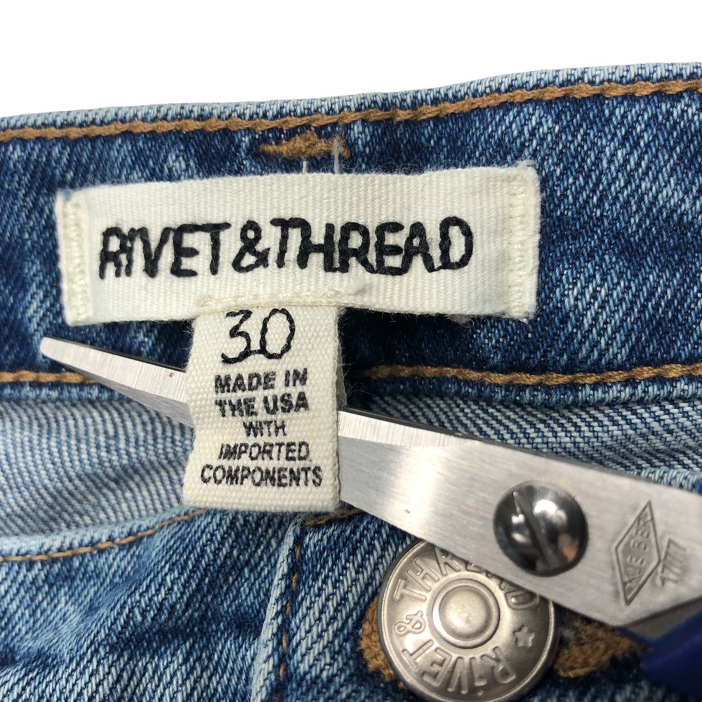 Madewell Rivet & Thread High Rise Stovepipe Jeans - Picture 10 of 14